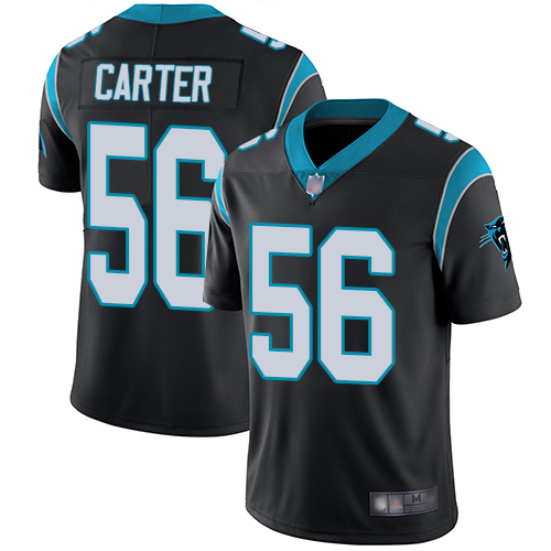 Carolina Panthers Limited Black Youth Jermaine Carter Home Jersey NFL Football #56 Vapor Untouchable